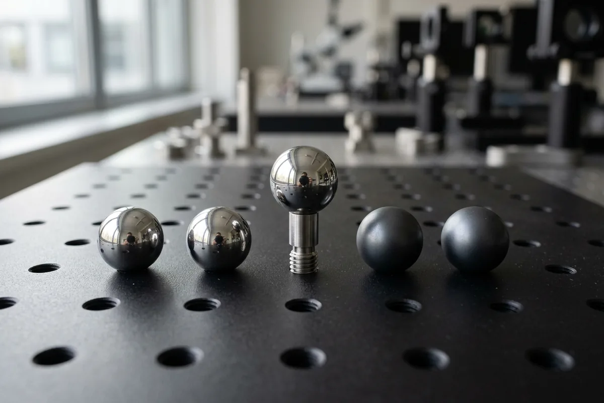 Steel vs Silicon Nitride Balls for Optical Alignment